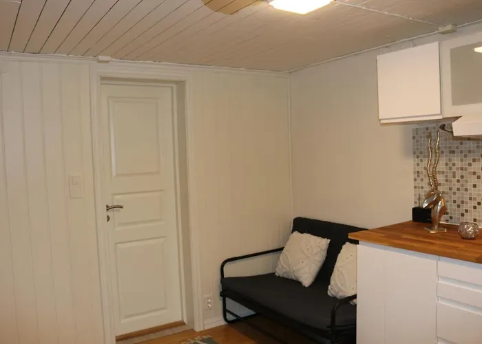 With1 Bedroom Separate Living With A Sofa Bed And A Tiny Kitchen A Bathroom Located In Nordstrand Near By The Sea For 3 Guests With A Garden And Grill With Sea View Just Outside The *
