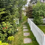 With1 Bedroom Separate Living With A Sofa Bed And A Tiny Kitchen A Bathroom Located In Nordstrand Near By The Sea For 3 Guests With A Garden And Grill With Sea View Just Outside The Apartment